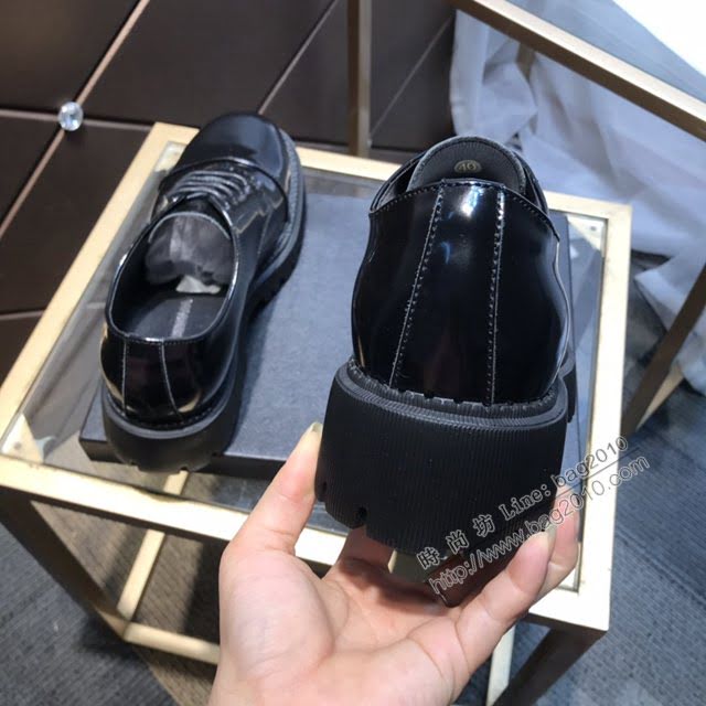 Balenciaga經典款男鞋 巴黎世家頂級版本男士真皮皮鞋  hdbl1151